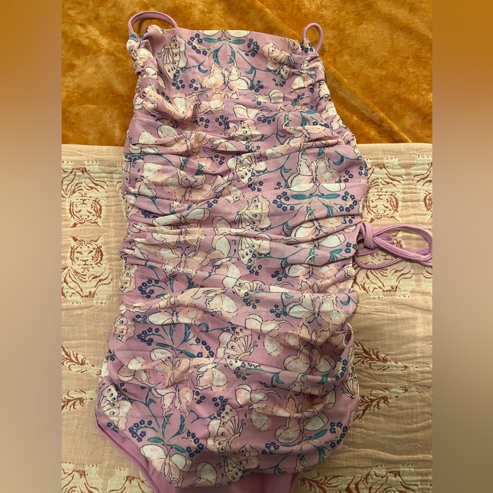 Free People Intimately Butterfly Bodysuit | Purple and Pink FP Bodysuit | NWOT - Picture 8 of 12